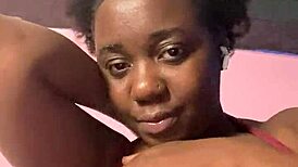 ebony girl shows off on titty tuesday solo
