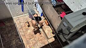 my neighbor almost caught me recording her masturbating