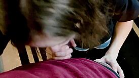 lesbian bestfriend sucks the rent out my dick