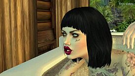 Second life - jade doet - hot tub games - pornstar