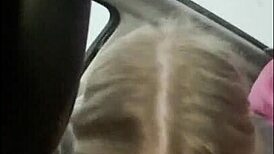Tik tok babe blows fat cock in car