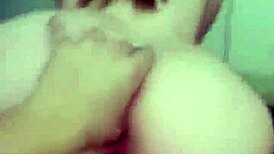 i insert my finger into her ass while i penetrate her and she likes it loop