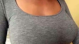 Stepmom Shows Big Tits On Webcam
