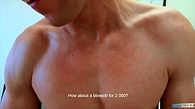 Big cock action from bodybuilder in the pornohub studio